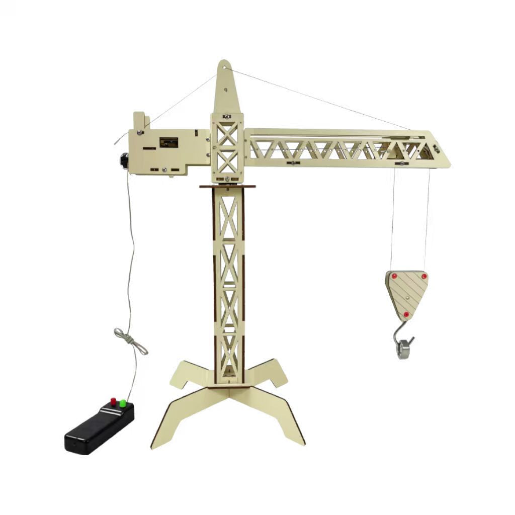 3D Wooden DIY Tower Crane