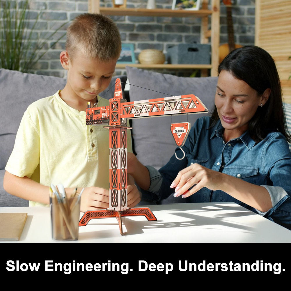 FEROBO 3D Wooden DIY Tower Crane