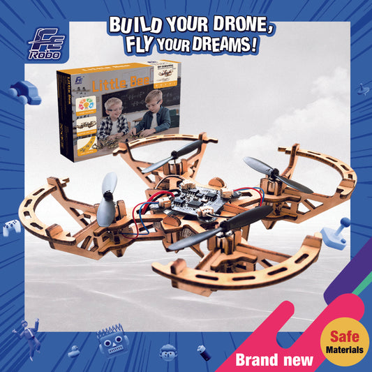 3D Wooden DIY 4-axis remote control aircraft