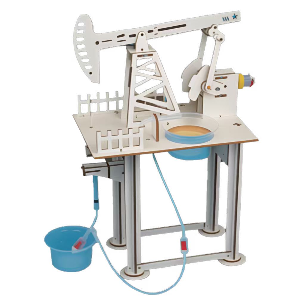 3D Wooden DIY Oil Well Puzzle