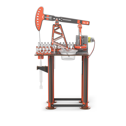 FEROBO 3D Wooden DIY Oil Well Puzzle